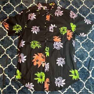 Matix Floral Black Men's Shirt